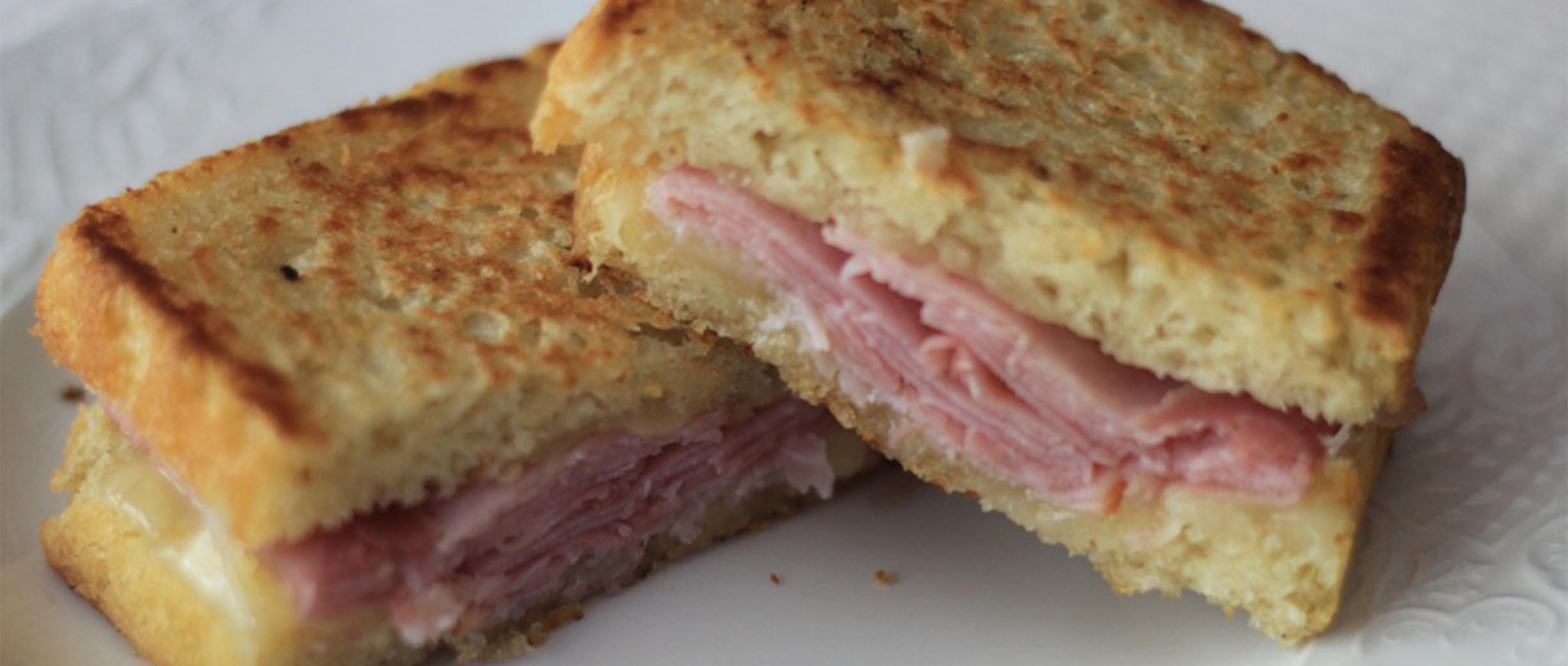 Hot Ham & Cheese Sandwich