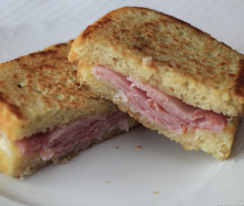 Hot Ham & Cheese Sandwich