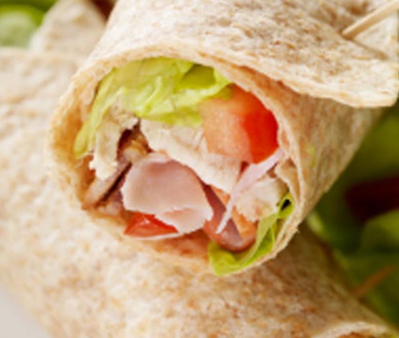 Turkey-Bacon Cobb Salad Wrap