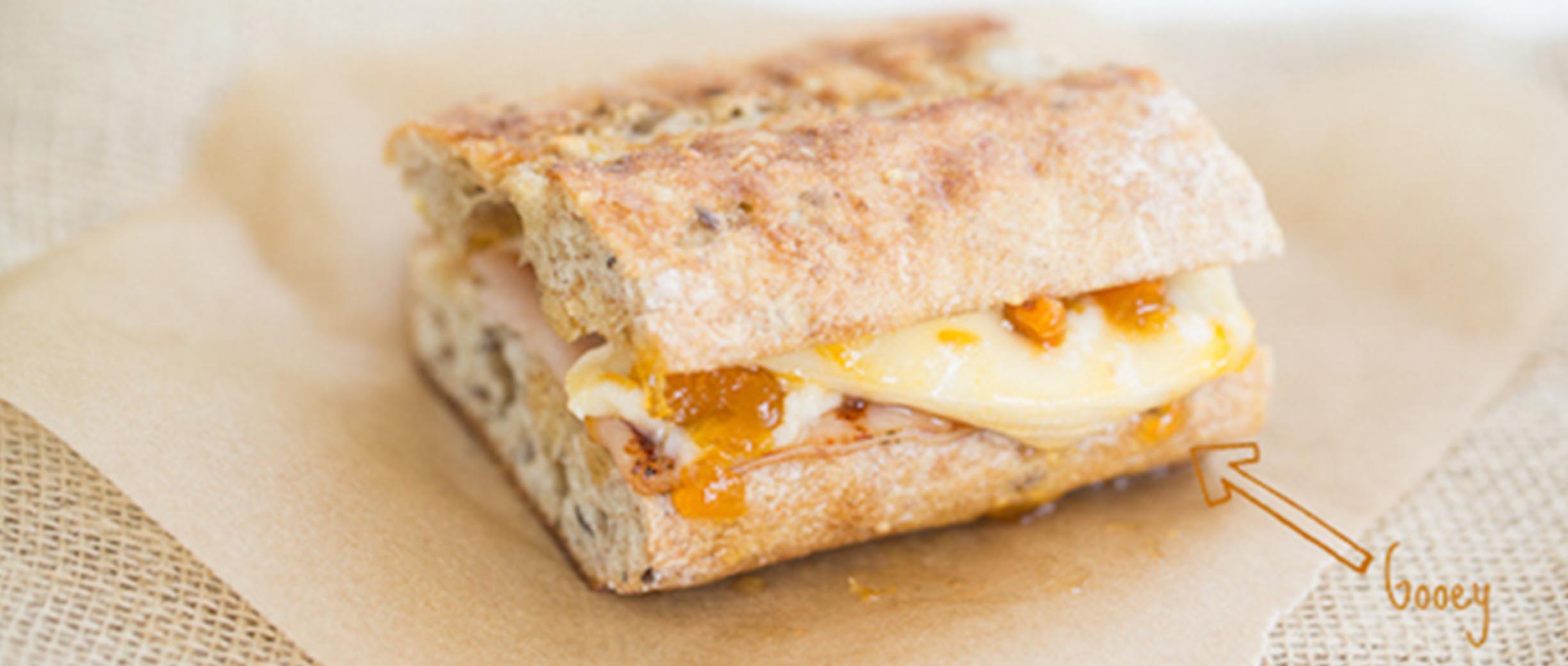 Turkey, Apricot & Brie Panini