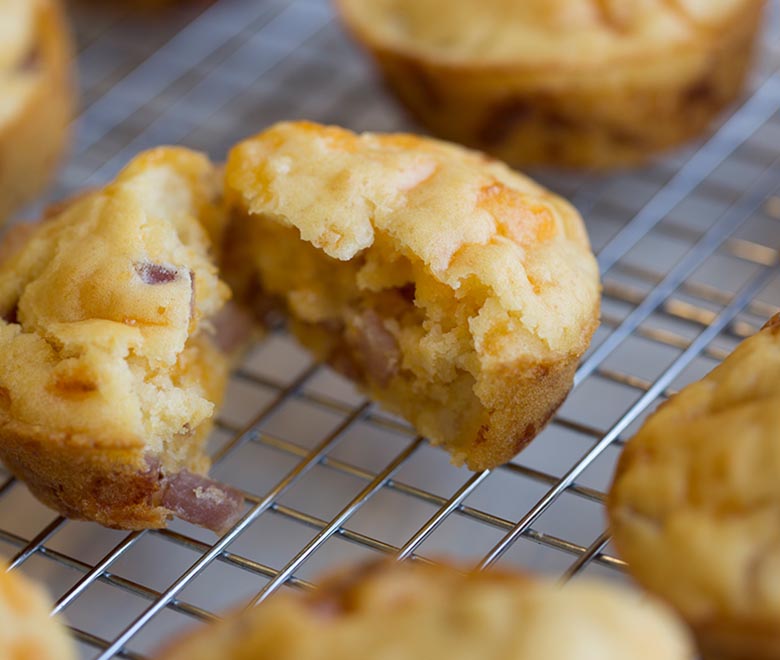 Pancake Muffin with Canadian Bacon