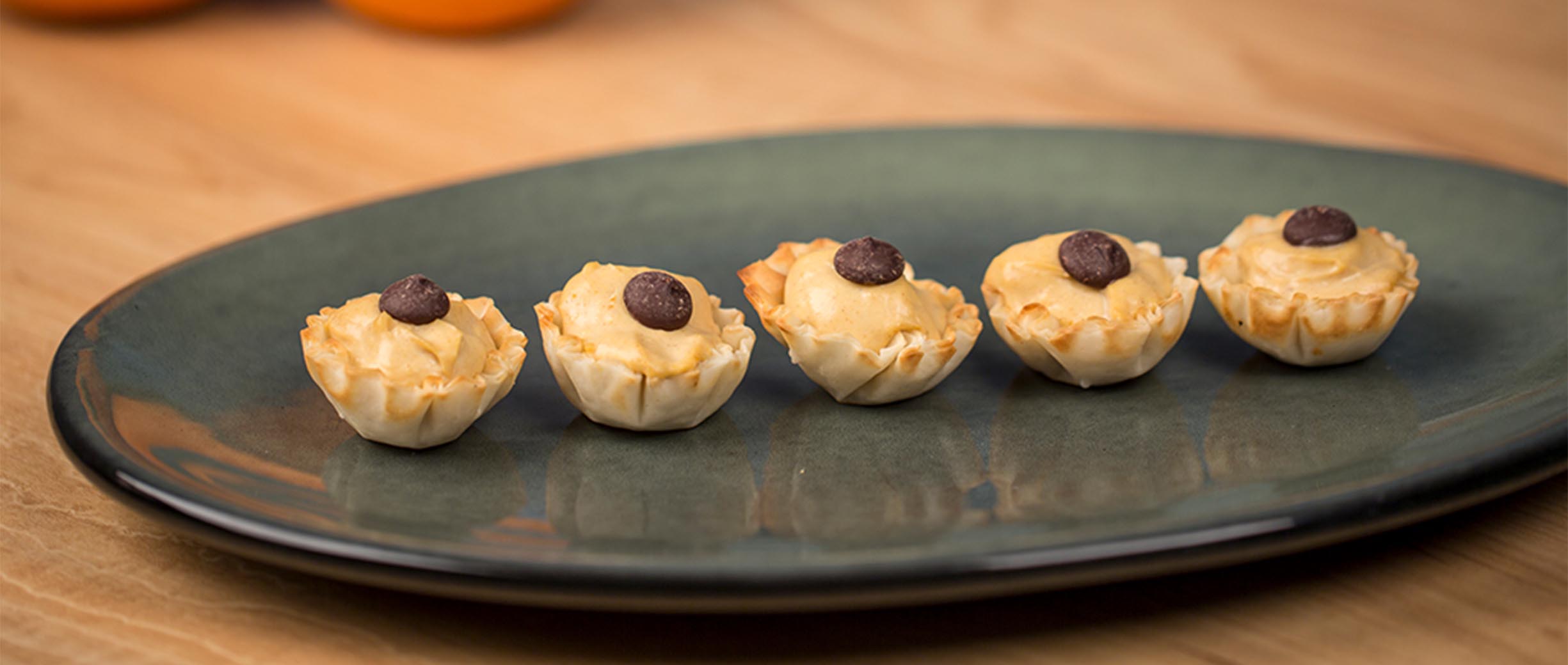 No-Bake Pumpkin Crème Tarts