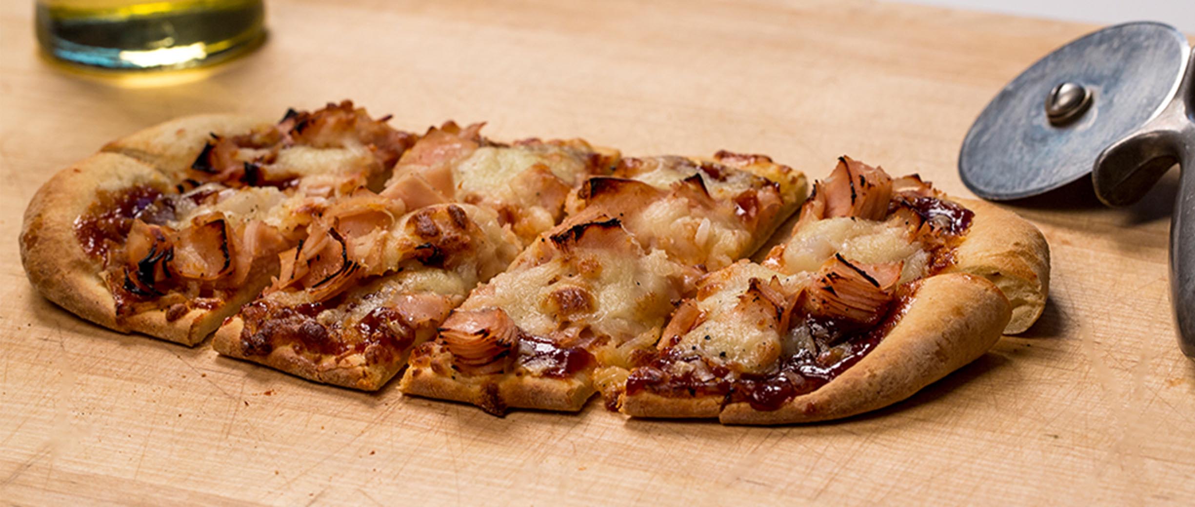 BBQ Turkey Flatbread