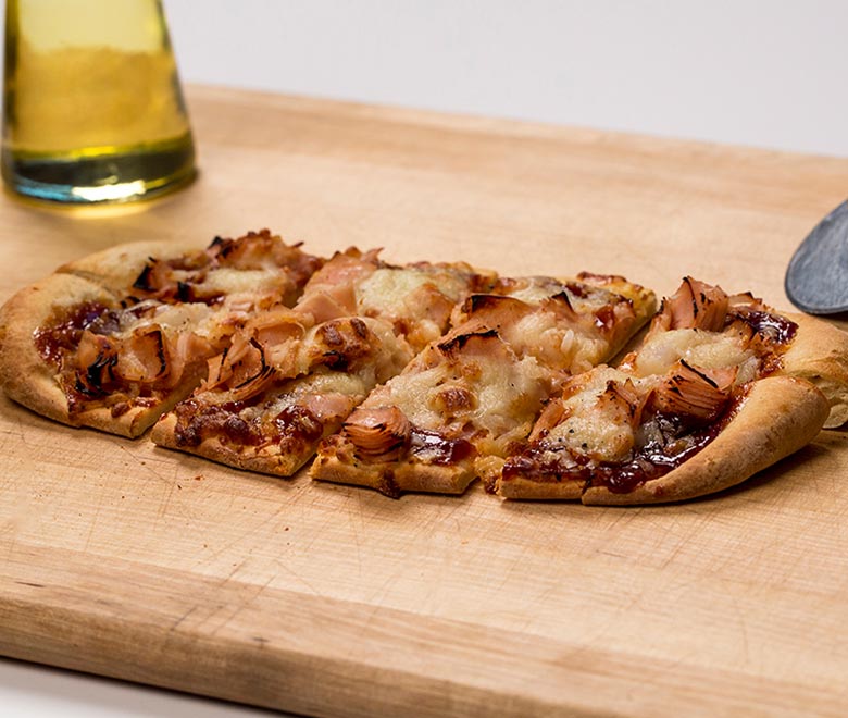 BBQ Turkey Flatbread