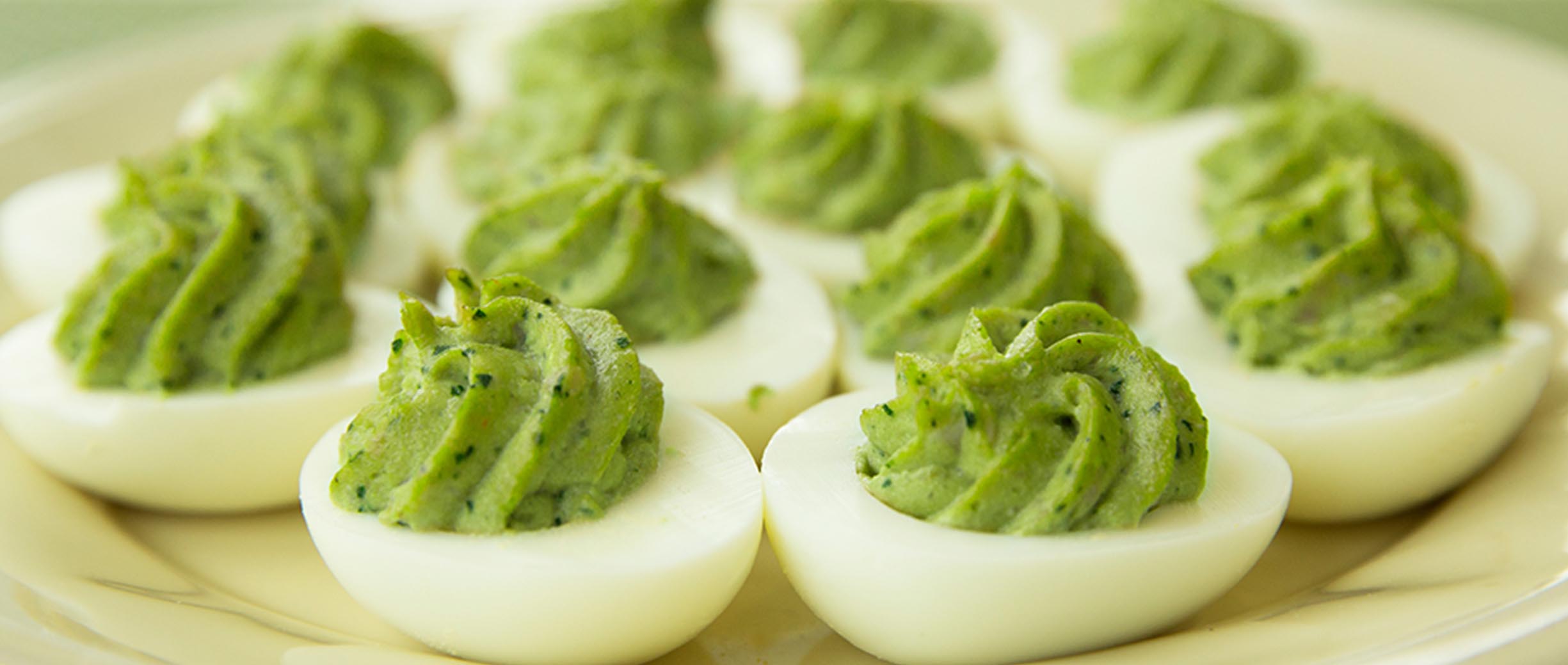 Avocado Deviled Eggs