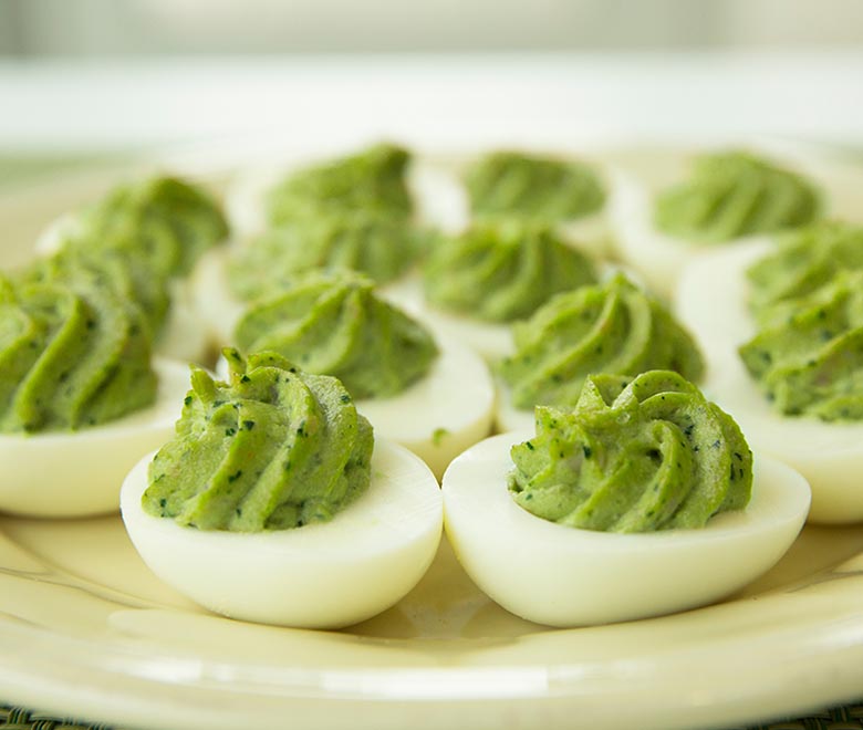 Avocado Deviled Eggs