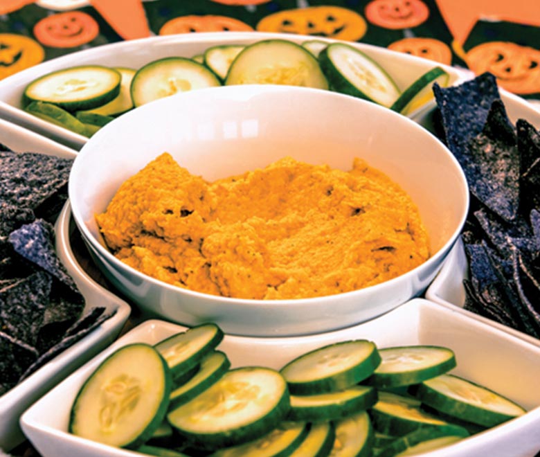 Smoked Ham & Pumpkin Hummus