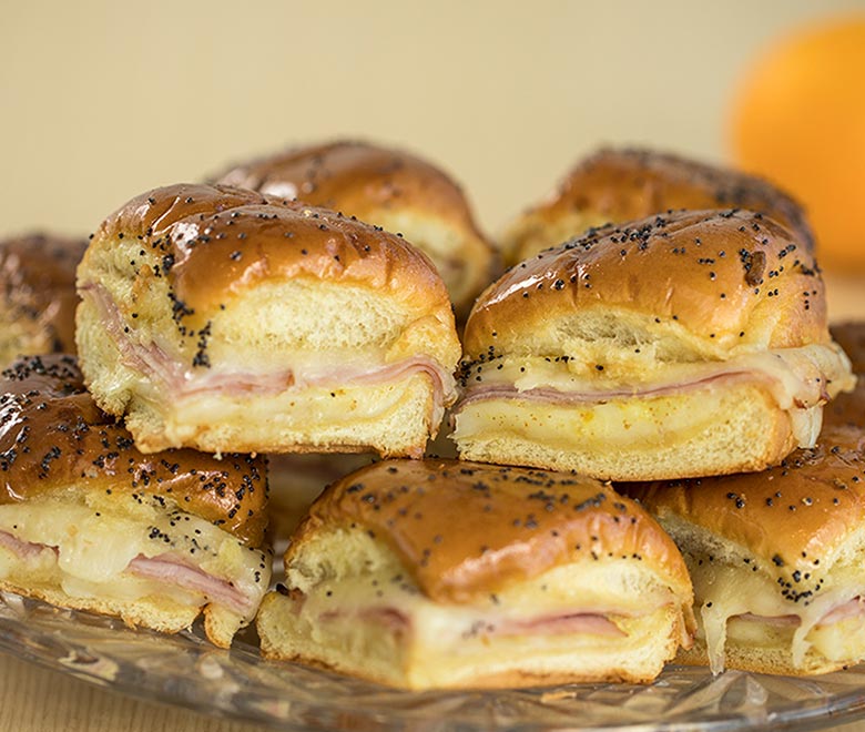 Ham & Cheese Poppy Seed Sliders