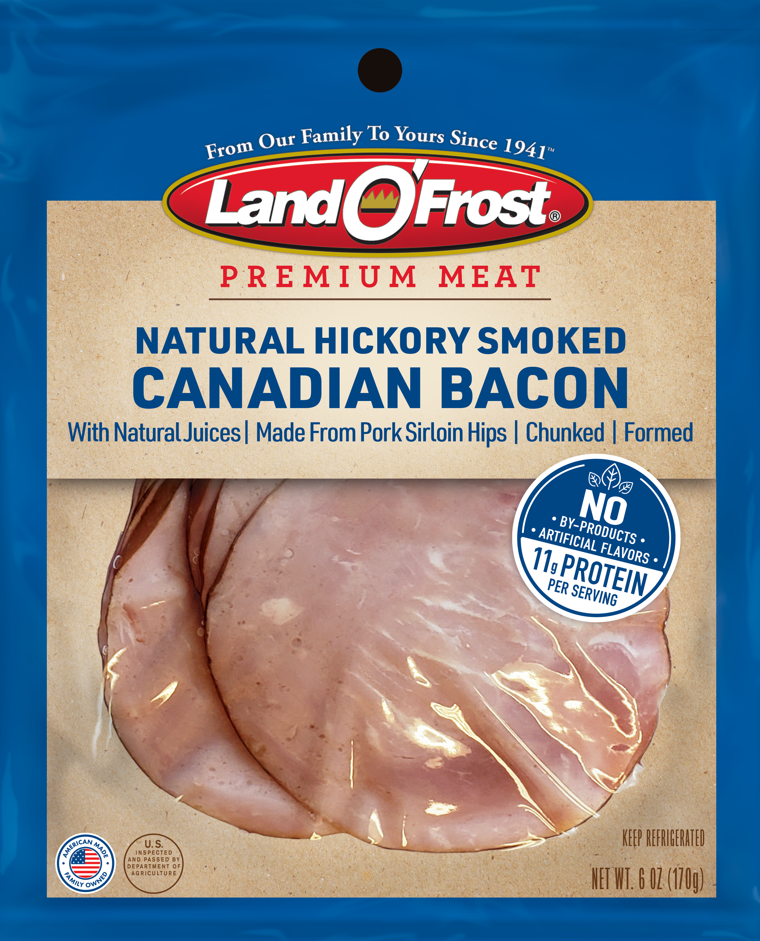 Hickory Smoked Canadian Bacon