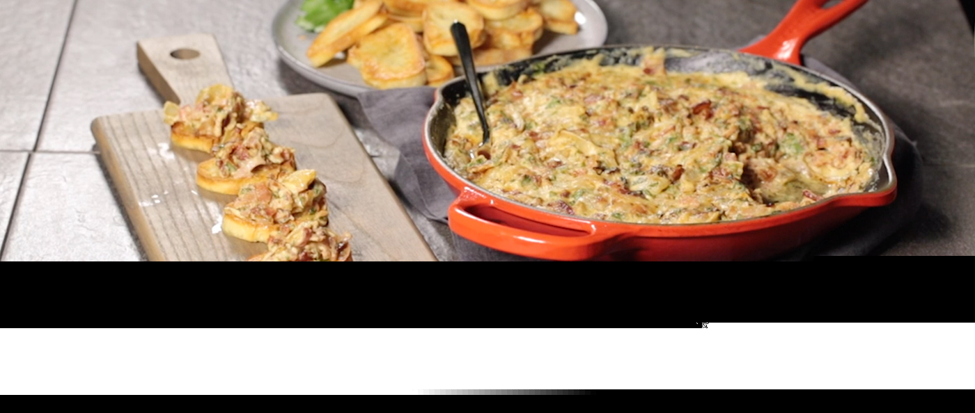 Carmelized Onion & Bacon Dip
