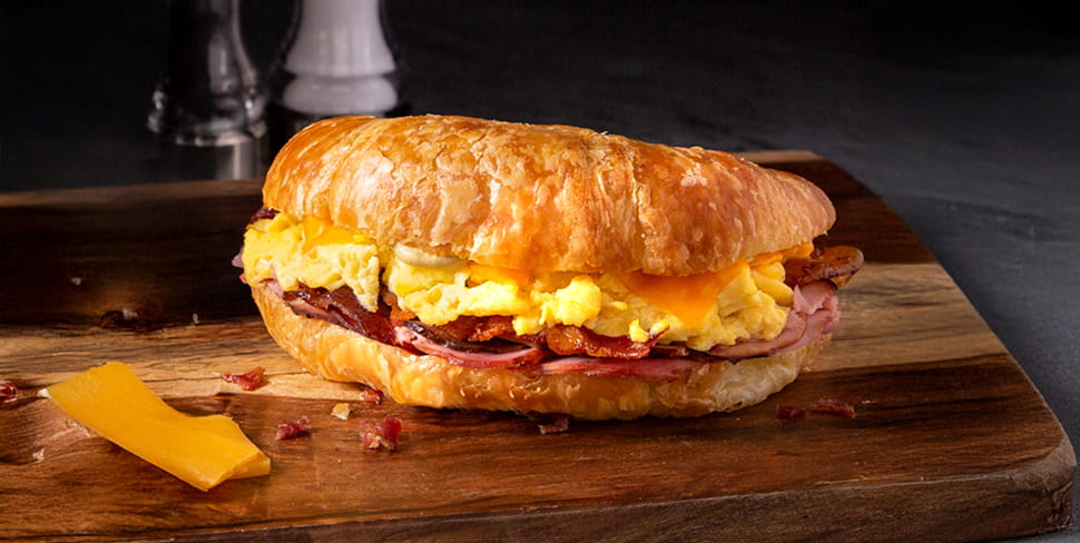 Aplewood Ham Breakfast Croissant