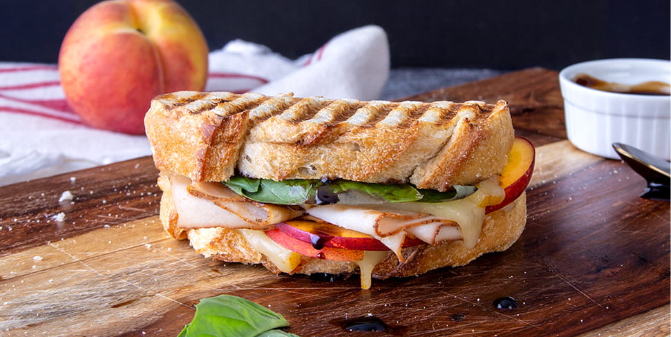 Rotisserie Turkey & Peach Panini