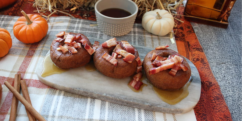 Maple Bacon Donuts
